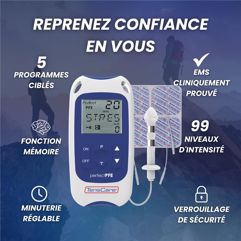 Image secondaire de TensCare Perfect PFE pour Homme – Traitement des fuites urinaires et de la dysfonction érectile K-PPFE-MEN-FR