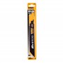 DEWALT Lame de Scie Sabre BIM 14/18 TPI 2X LIFE 203mm - Conception en Métal Robuste - Découpe de Matériaux Variés - Excellente R