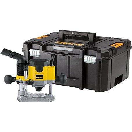 DeWalt DW622KT Défonceuse 1400W 6-12mm plongée 55mm avec coffret Argenté