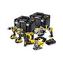 DEWALT pack 6 outils DEWALT dck699m3t 18v xr (3 x 4.0ah) li-ion + tstaks