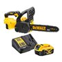 DEWALT - Tronçonneuse Élagueuse Brushless XR 18V 5Ah Li-Ion - DCM565P1-QW - Sans Fil avec Batterie / Chargeur et Poignée Ergonom