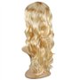 Perruque Bombshell Blonde - Cheveux ondulés de 50,8 cm de long pour soirée costumée - Déguisement cosplay - Perruque déguisée po