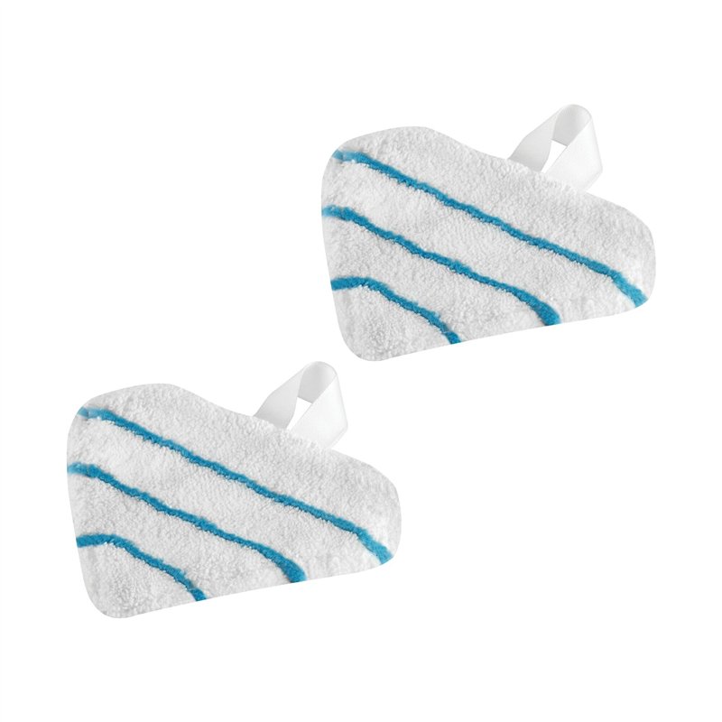 BLACK+DECKER Tampons Delta pour balai vapeur Microfibre de rechange 2 pièces, ‎FSMP30-XJ