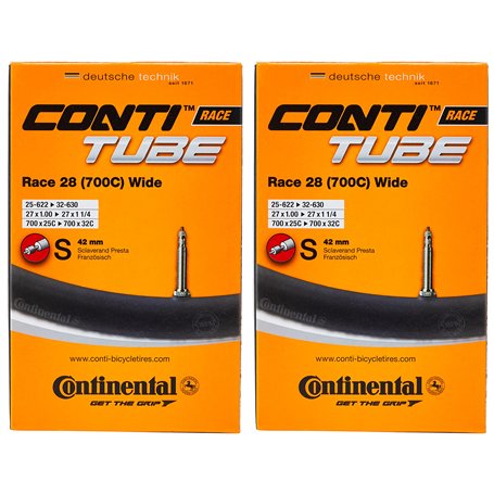 Continental Lot de 2 Tubes de Course Unisexes de 71