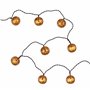 Lights4fun Guirlande Lumineuse de 16 Boules Solaires Bronzes à LED Blanc Chaud pour Extérieur