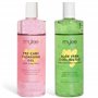 MYLEE Kit de soin pré-et après épilation à l'aloe vera (2 x 500 ml) avec gel rafraîchissant apaisant et nettoyant pour tous les