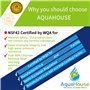 AquaHouse Filtre à eau pour réfrigérateur compatible avec Samsung LG Haier en utilisant uniquement des filtres externes (lot de 