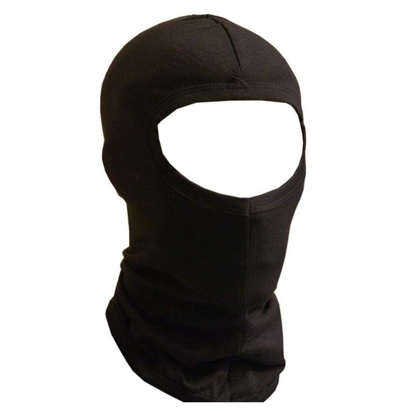 Jasmine Silk 100% Soie Cagoule Tour de Cou Cache Nez Oreille Moto Ski Scooter Cagoule Casque Textile - Police - GIGN - Forces sp