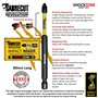 5 x SabreCut SCTX3089_5 89 mm T30 TX30 Jeu d'embouts de tournevis à percussion magnétique Torx Heavy Duty Compatible avec Dewalt
