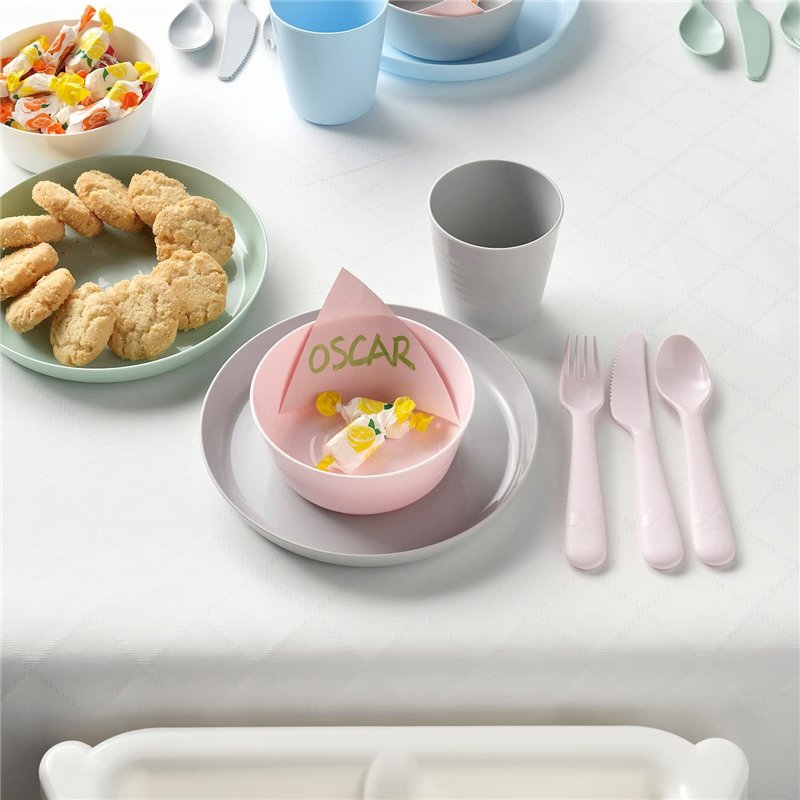 Image secondaire de Kalas Ikea 204.613.78 Lot de 6 bols en plastique Multicolore pastel