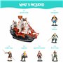 THE TWIDDLERS Jouet Bateau Pirate avec Figurines Pirate pour Enfants - Cadeau Anniversaire & de Noël pour Garçons
