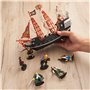 THE TWIDDLERS Jouet Bateau Pirate avec Figurines Pirate pour Enfants - Cadeau Anniversaire & de Noël pour Garçons