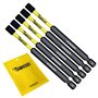 5 x SabreCut SCRH689_5 89 mm H6 Hex Magnétique Impact Tournevis Embouts Set Single End Heavy Duty Compatible avec Dewalt Milwauk