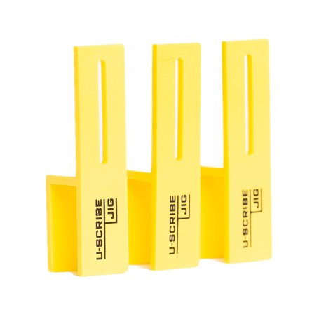 U-Scribe Jig Lot de 3 gabarits de menuiserie 16 mm – Idéal pour les cuisines