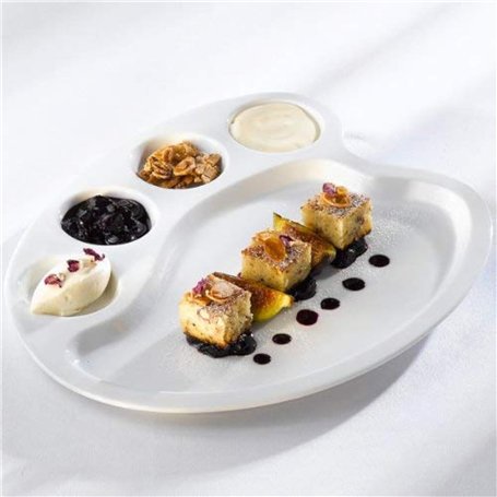 COSY & TRENDY HP1372 Assiette à fondue Porcelaine