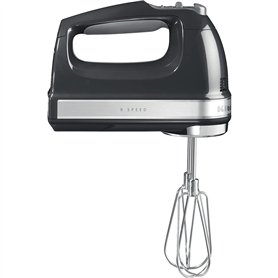 KitchenAid Battereur à 9 vitesses - Avec indicateur de vitesse LED - 4 Accessoires résistant au lave-vaisselle - Noir Onyx