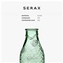 Carafe en verre pour l'eau | Collection Fish & Fish par Paola Navone | Carafe 850 ml | Bouteille conteneur transparent vert pour