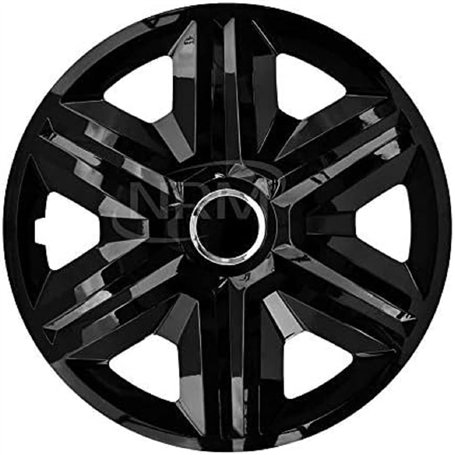 Lot de 4 enjoliveurs Fast Noir 14"