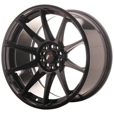 JAPAN Racing JR11 Glossy Bla 9.5 x 18 eT30 5 x 100/108 jantes en alliage