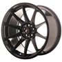 JAPAN Racing JR11 Glossy Bla 9.5 x 18 eT30 5 x 100/108 jantes en alliage