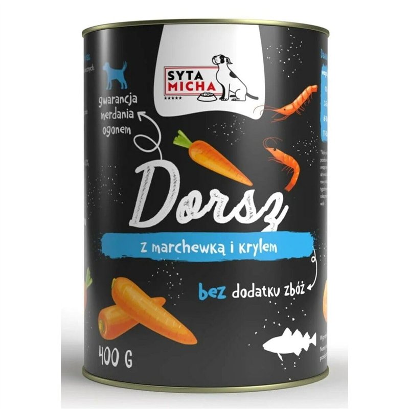SYTA MICHA Nourriture Humide Poisson morue 400 g