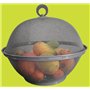 QWXOSR Corbeille Fruit Panier a Fruits - Corbeille a Fruit Avec Couvercle- Corbeille a Fruit Panier a Fruit noir (Gris 1 set)