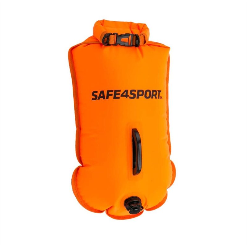 Image secondaire de SAFE4SPORT MasterSwimmer - Bouée de Natation Gonflable XL - Grande bouée de Natation avec Une Poche pour Les Choses 28L