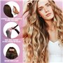 NIKO Lot de 10 bigoudis à clip 25 mm avec clip pour cheveux bouclés et ondulations Outil de coiffure pour salon de coiffure/barb