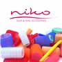 NIKO Lot de 10 bigoudis à clip 25 mm avec clip pour cheveux bouclés et ondulations Outil de coiffure pour salon de coiffure/barb
