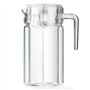 VILDE Carafe en verre avec couvercle et bec verseur - 1,5 l - Carafe à eau avec couvercle - Carafe à eau - Carafe à thé - Insert