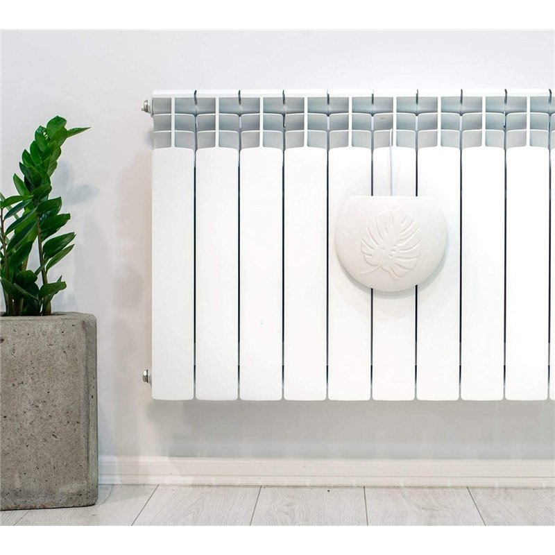 Image secondaire de Humidificateurs, lot de 4 en céramique BOTANIQUE, plat, pour fixation au radiateur/chauffages, évaporateur d'eau, diffuseurs, va