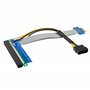 Kolink Riser Cable PCIe x1 to x16 - Cable PCIe pour Les Cartes D'extension - Riser PCIe x1 - Adapteur Riser PCI Express 16x avec