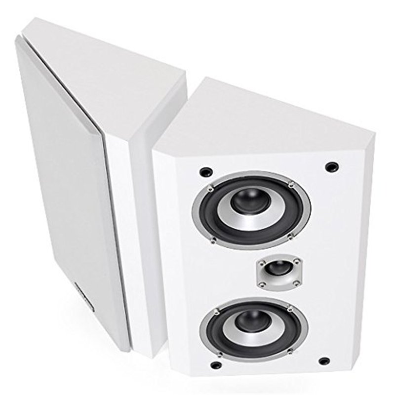 Dynavoice - Couple de Enceintes de étagère, Mur, Plafond. idéal pour Dolby Atmos. réf. Magic FX-4. Blanc.