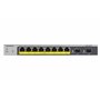 NETGEAR (GS110TP) Smart Switch Ethernet PoE Web Manageable 8 Ports RJ45 Gigabit (10/100/1000) | 8 Ports PoE 53 W et 2 Ports SFP 