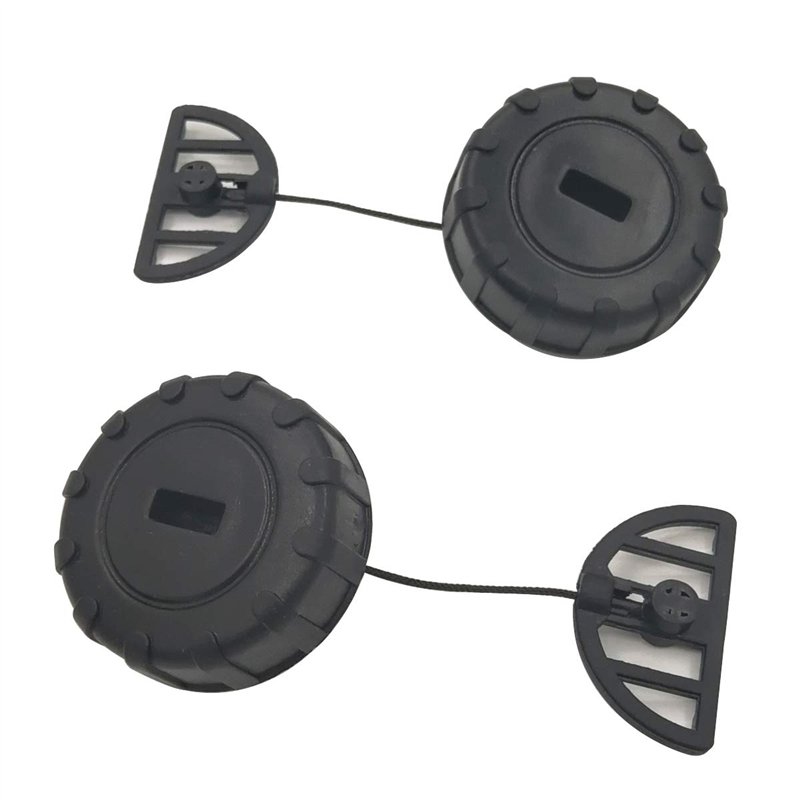 Bouchon d'essence et Bouchon d'huile pour STIHL 017 018 MS170 MS180 Tronçonneuse, 2 pièces
