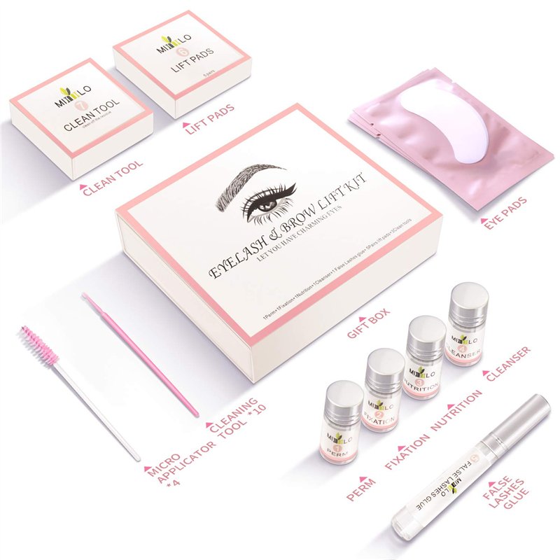 Image secondaire de Lash Lift, Scdom Kit Rehaussement de Cils et Brow Lift Kit Lifting Sécuritaire des Sourcils et des Cils, Fournitures Semi Perman