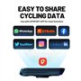 iGPSPORT Compteur GPS de vélo compatible avec le capteur de fréquence cardiaque ANT+ Cadence, étanche, compteur de vitesse
