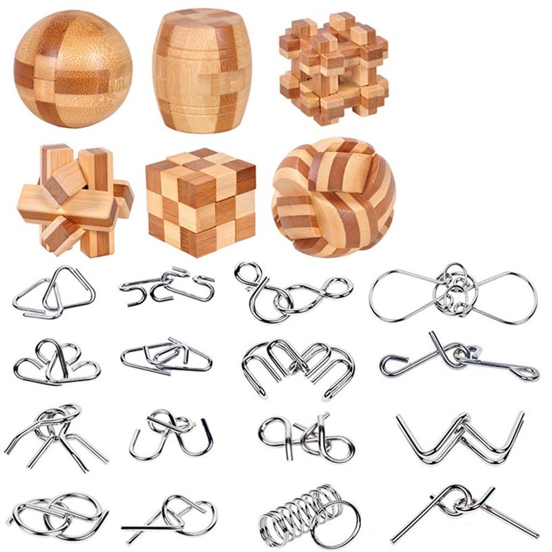 YGZN Casse-tête métallique Wire Set de 22
