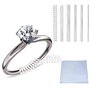 Eiito Ajusteurs pour bagues (Lot de 4 Tailles) Ring Sizer Adjuster