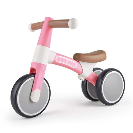 Hape Outdoor Draisienne 3 Roues Bébé Rose - Enfant 18 Mois et Plus - pour l'Équilibre
