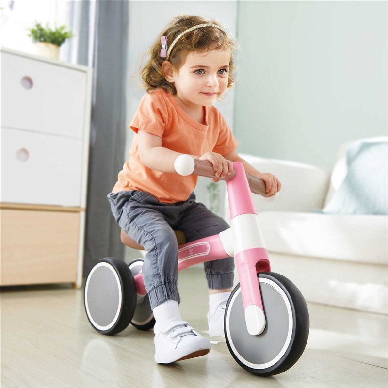 Image secondaire de Hape Outdoor Draisienne 3 Roues Bébé Rose - Enfant 18 Mois et Plus - pour l'Équilibre, la Coordination et la Motricité - Cadre L