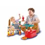 Hape Circuit Billes Coffret Quadrilla Bucket, 65 Pièces + 25 Billes - Jeux de Construction Circuit à Billes en Bois avec Bac de 