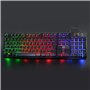 Rii Clavier Gamer - AZERTY - Nouveau Clavier USB Filaire - 105 Touches Semi-Mécaniques - 5 Couleurs LED Rétro - 11 Raccourcis Mu