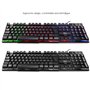 Rii Clavier Gamer - AZERTY - Nouveau Clavier USB Filaire - 105 Touches Semi-Mécaniques - 5 Couleurs LED Rétro - 11 Raccourcis Mu