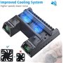 OIVO Support PS4 avec Ventilateur de Refroidissement PS4 pour Playstation 4/PS4 Slim/PS4 Pro, PS4 Pro Support Vertical avec Stat