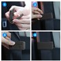 URAQT 4PCS Clips de Réglage de la Ceinture de sécurité, Durable Clip Ceinture de Sécurité Ajustable en ABS, Universel Ajusteur P