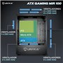 UNYKAch Mir 100 Caja ATX Gaming Cristal Templado Lateral y 4 Ventiladores ARGB Negra