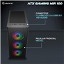 UNYKAch Mir 100 Caja ATX Gaming Cristal Templado Lateral y 4 Ventiladores ARGB Negra