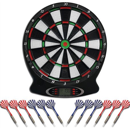 [12 fléchettes] Jeu de flechettes électronique Adulte