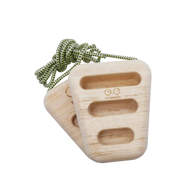 YY Vertical – Rocky – agrès d’Escalade en Bois – hangboard Compact pour entraînement, Suspension et Musculation – Accessoire/mat